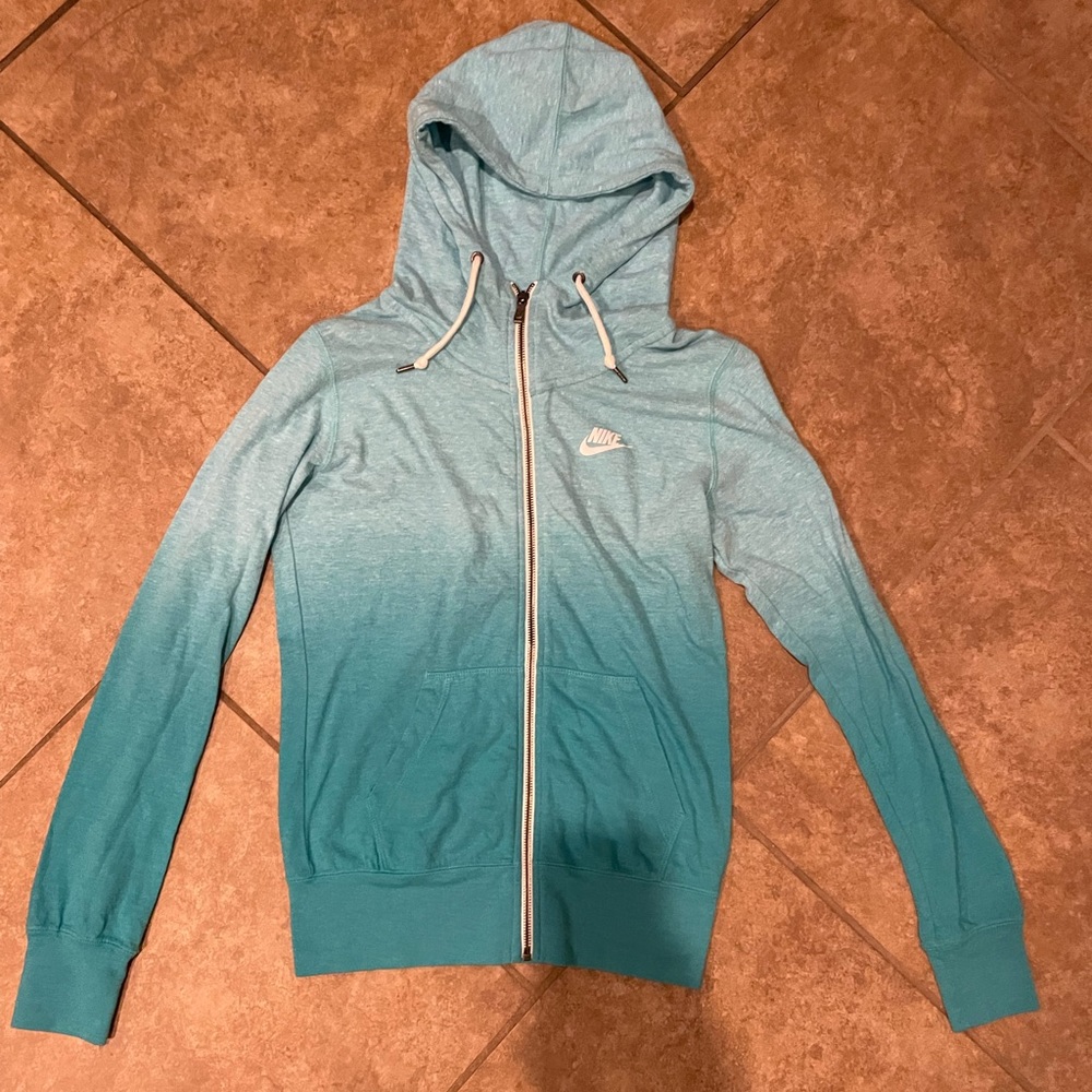 NEW Nike ombré blue hooded jacket - Picture 2 of 6